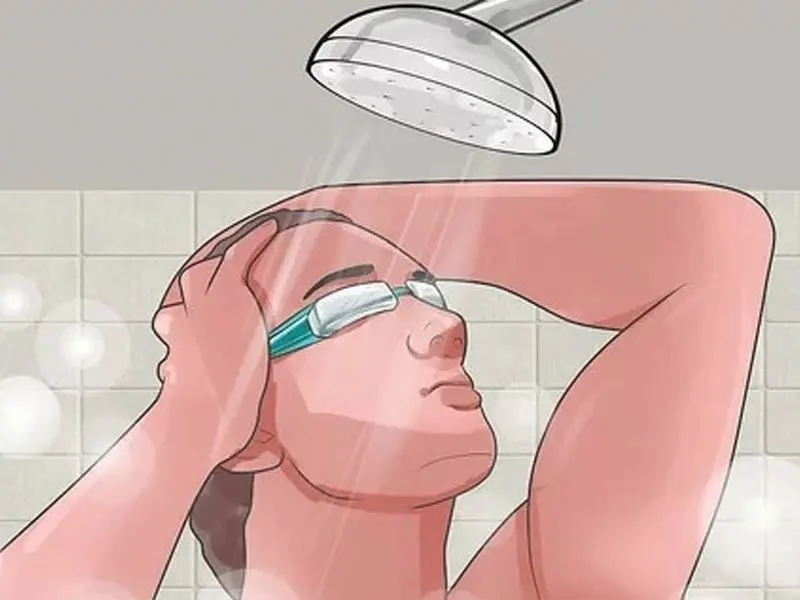 چگونگی حمام کردن و استحمام بعد فمتو لیزیک